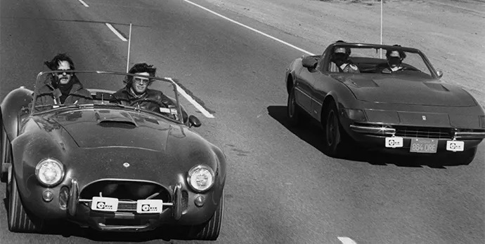 Racing cars from the 70s
